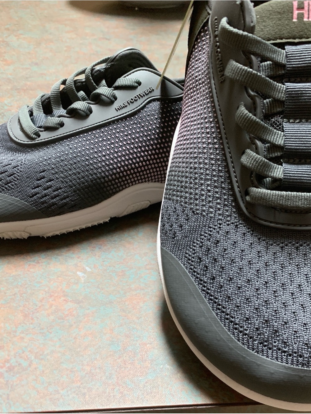 HIKE Ladies Gray Knit Lightweight Footwear